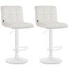 2er Set Barhocker Peru Samt (Farbe braun, Gestell Farbe chrom)