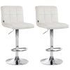 2er Set Barhocker Peru Samt (Farbe braun, Gestell Farbe chrom)