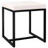 Sitzhocker Barci mit schwarzem Gestell (Farbe schwarz, Grundmaterial Samt)