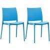 2er Set Gartenstühle Meton (Farbe blau)