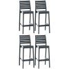 4er Set Barhocker Ares (Farbe schlamm)