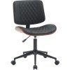Bürostuhl Plover Kunstleder (Farbe walnuss/schwarz)