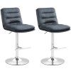 2er Set Barhocker Damar Samt (Farbe creme, Gestell Farbe schwarz)