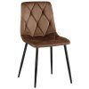 Esszimmerstuhl Clairton (Grundmaterial Samt, Farbe creme)