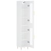 Skříň highboard bílá 34,5 x 34 x 180 cm kompozitní dřevo 3199417
