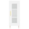 Skříň highboard bílá 34,5 x 34 x 180 cm kompozitní dřevo 3199417
