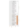 Skříň highboard bílá 34,5 x 34 x 180 cm kompozitní dřevo 3199481