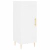 Skříň highboard bílá 34,5 x 34 x 180 cm kompozitní dřevo 3199481