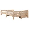 Postel bez matrace 120 x 190 cm masivní borovice 3309056