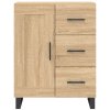 Skříň highboard dub sonoma 69,5 x 34 x 180 cm kompozitní dřevo 3198684