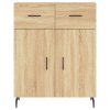 Skříň highboard dub sonoma 69,5 x 34 x 180 cm kompozitní dřevo 3198548