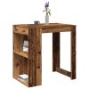 Barový stůl old wood 102 x 70 x 103,5 cm kompozitní dřevo 3309328
