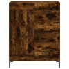 Skříň highboard kouřový dub 69,5 x 34 x 180 cm kompozitní dřevo 3200006