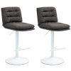 Sada 2 látkových barových židlí Damar