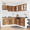 11dílná sada kuchyňských skříněk "Porto" staré dřeva kompozit 3314939