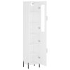 Skříň highboard bílá 34,5 x 34 x 180 cm kompozitní dřevo 3199177