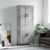 Skříň highboard betonově šedá 69,5x34x180 cm kompozitní dřevo 3199557