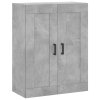 Skříň highboard betonově šedá 69,5x34x180 cm kompozitní dřevo 3200069