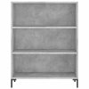 Skříň highboard betonově šedá 69,5x34x180 cm kompozitní dřevo 3200069