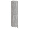 Skříň highboard šedá sonoma 34,5 x 34 x 180 cm kompozitní dřevo 3200463