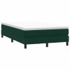 Postel Box Spring bez matrace tmavě zelená 120x220 cm samet 3315870