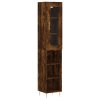 Skříň highboard kouřový dub 34,5 x 34 x 180 cm kompozitní dřevo 3199358