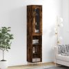 Skříň highboard kouřový dub 34,5 x 34 x 180 cm kompozitní dřevo 3199358