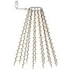 Světelná síť na vánoční stromek 210 studených bílých LED 210 cm 328879