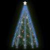 Světelná síť na vánoční stromek 250 modrých LED diod 250 cm 328886