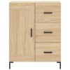 Skříň highboard dub sonoma 69,5 x 34 x 180 cm kompozitní dřevo 3200004