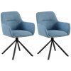 2er Set Stuhl Tipton Stoff (Farbe creme)