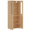 Skříň highboard dub sonoma 69,5 x 34 x 180 cm kompozitní dřevo 3198324