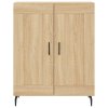 Skříň highboard dub sonoma 69,5 x 34 x 180 cm kompozitní dřevo 3198356
