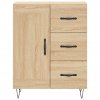 Skříň highboard dub sonoma 69,5 x 34 x 180 cm kompozitní dřevo 3198692