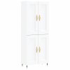 Skříň highboard bílá 69,5 x 34 x 180 cm kompozitní dřevo 3199665