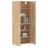 Skříň highboard dub sonoma 69,5 x 34 x 180 cm kompozitní dřevo 3199668