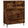 Skříň highboard kouřový dub 69,5 x 34 x 180 cm kompozitní dřevo 3199766