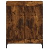 Skříň highboard kouřový dub 69,5 x 34 x 180 cm kompozitní dřevo 3195800