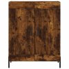 Skříň highboard kouřový dub 69,5 x 34 x 180 cm kompozitní dřevo 3198350