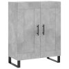 Skříň highboard betonově šedá 69,5x34x180 cm kompozitní dřevo 3198365
