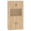 Skříň highboard dub sonoma kompozitní dřevo 3185354