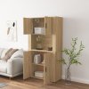 Skříň highboard dub sonoma kompozitní dřevo 3185354