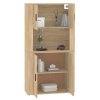 Skříň highboard dub sonoma kompozitní dřevo 3185354