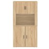 Skříň highboard dub sonoma kompozitní dřevo 3185354