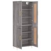 Skříň highboard šedá sonoma 69,5 x 34 x 180 cm kompozitní dřevo 3199679