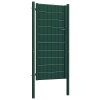 Plotová branka PVC a ocel 100 x 204 cm zelená 145231