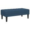 Set pohovek s polštářem 2 pcs Modrá Polyester 3329259