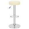 Barové stoličky 2 ks krémové textil 332973