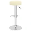 Barové stoličky 2 ks krémové textil 332973