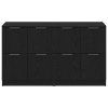 Servírovací skříň 2 pcs Černý dub 60 x 30 x 70 cm 3333073